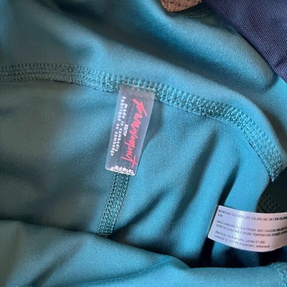 NWT Free People FP Movement Back It Up Jumpsuit dark green size x-small - Picture 5 of 11